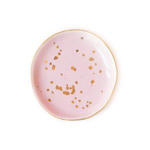 GOLD SPECKLED JEWELRY DISH